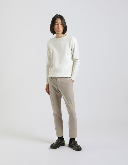 Pantaloni chino in velluto