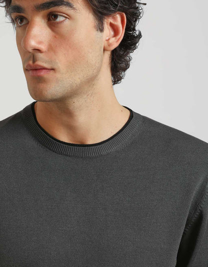 Maglia doppio collo basic