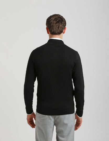Cardigan con zip