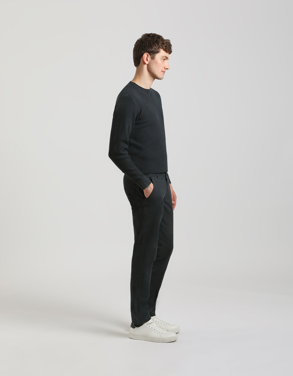 Pantaloni chino in cotone