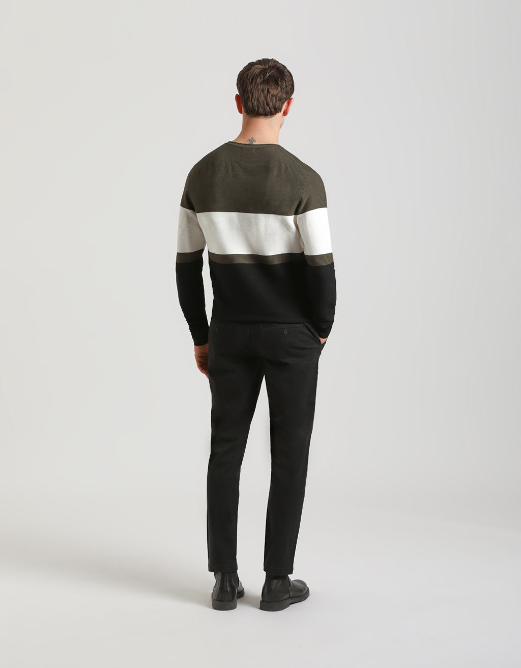 Pantaloni chino in cotone