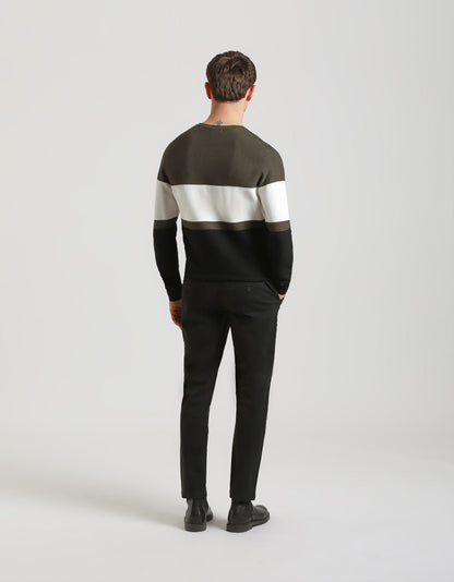 Pantaloni chino in cotone