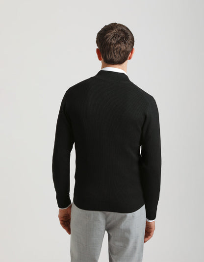 Cardigan con zip