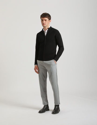 Cardigan con zip