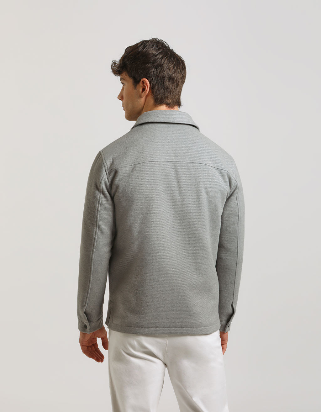 Giacca camicia in tessuto tecnico
