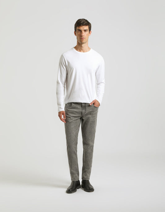 Jeans slim fit grigio