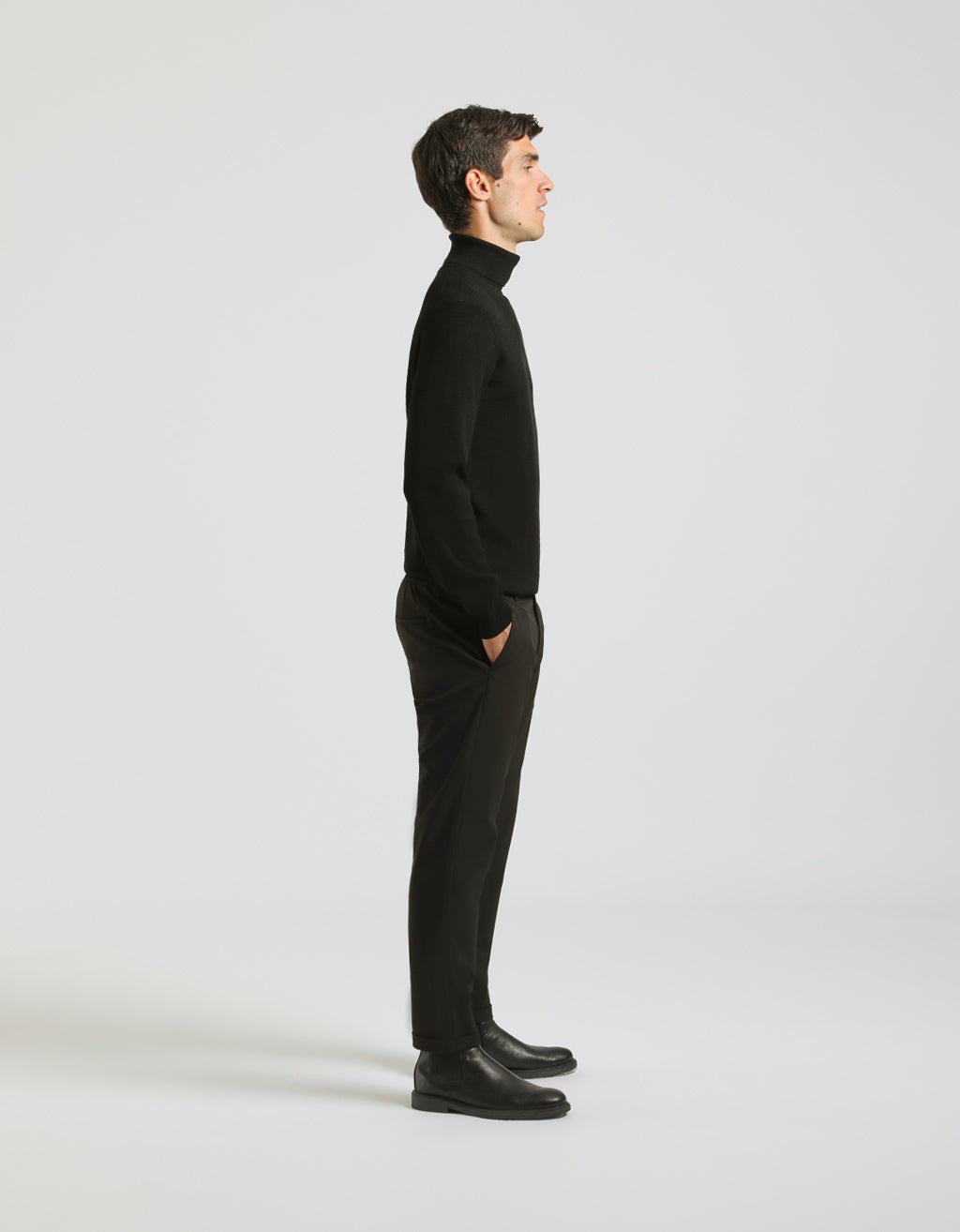 Pantaloni chino in tessuto tecnico