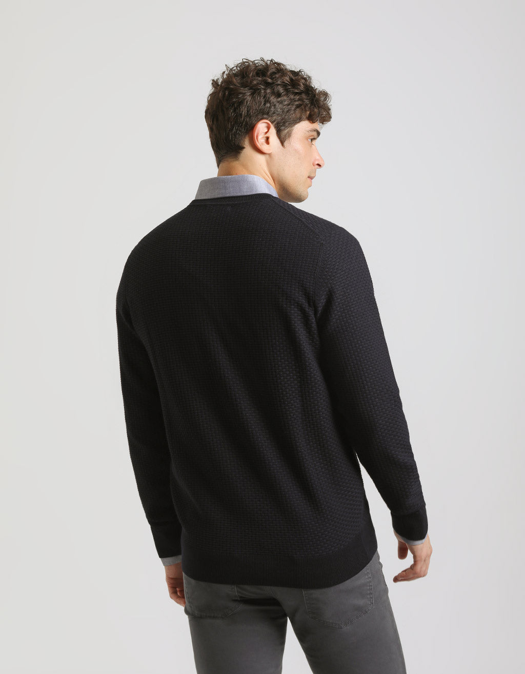 Maglia girocollo strutturata