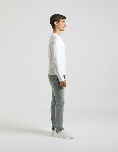 Jeans skinny fit con strappi