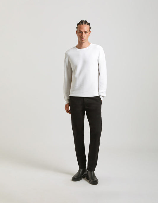 Pantaloni Chino con vita elastica