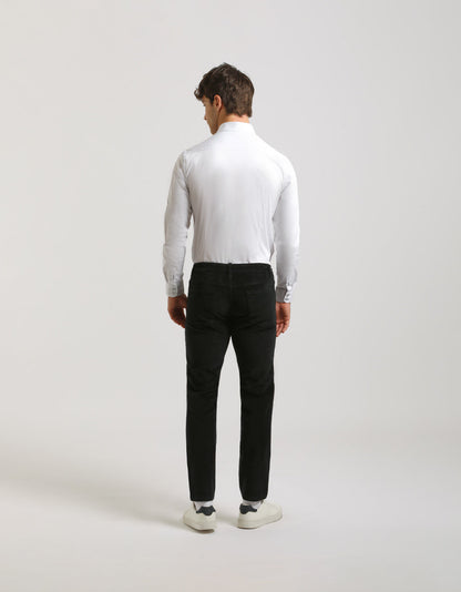 Pantaloni cinque tasche di velluto
