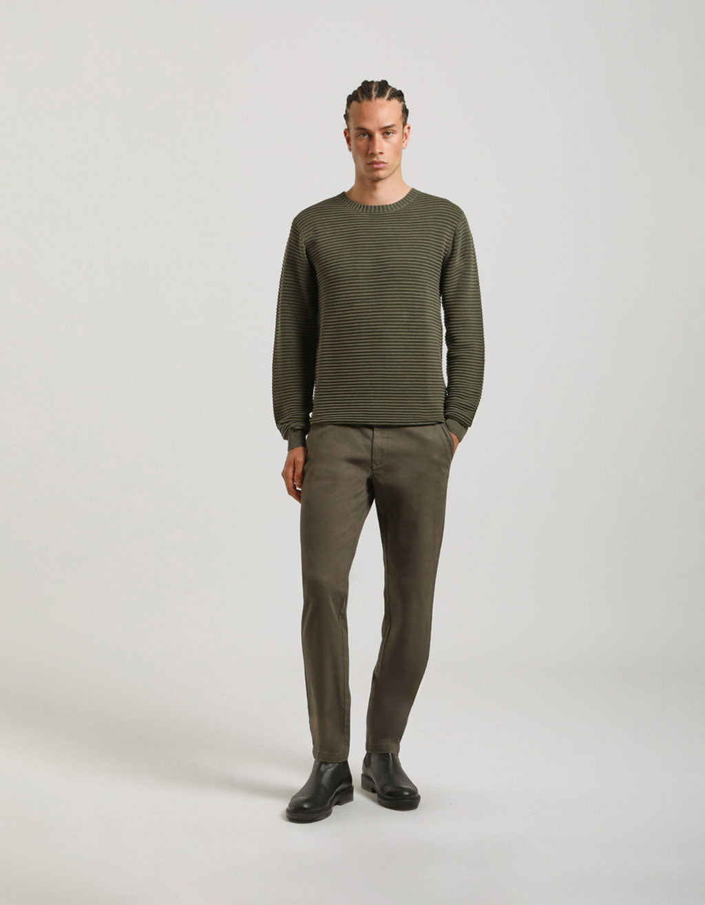 Pantaloni chino in cotone