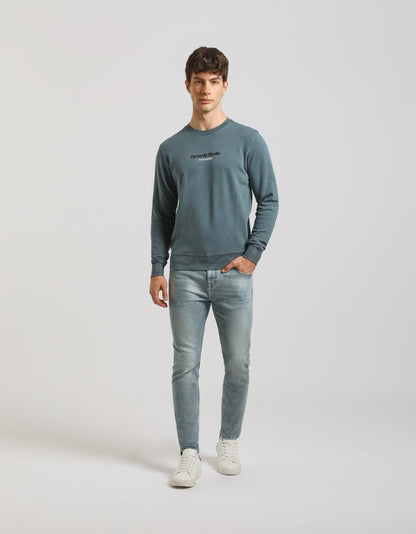 Felpa girocollo 100% cotone