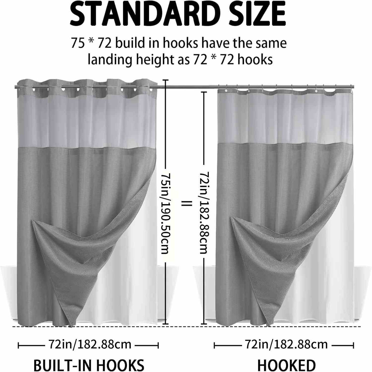 SnapDrape™ — The Effortless Shower Curtain Upgrade