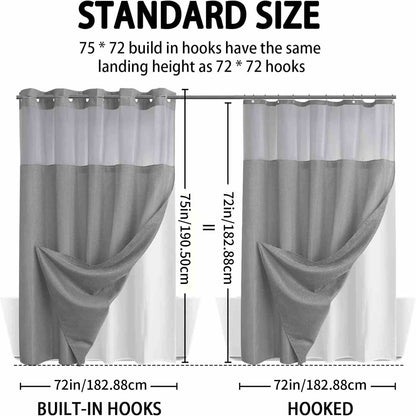 SnapDrape™ — The Effortless Shower Curtain Upgrade