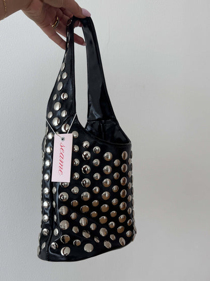 Alva Studded Bucket Bag