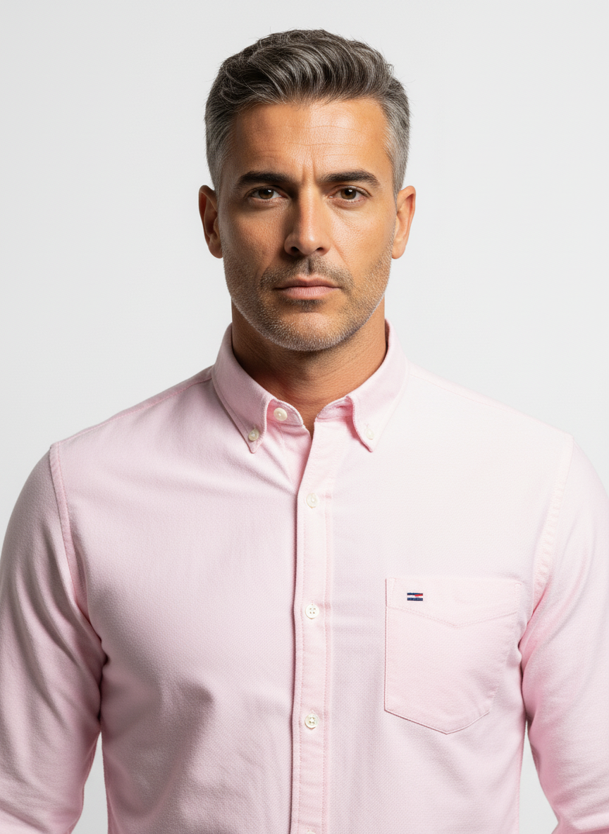 Camicia Oxford Versatile a Manica Lunga