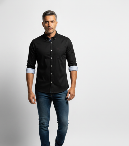 Camicia Oxford Versatile a Manica Lunga