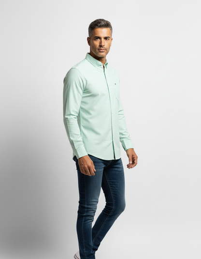 Camicia Oxford Versatile a Manica Lunga