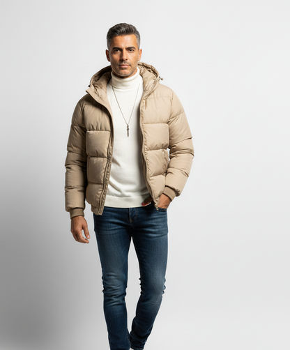 Giacca Casual Con Cappuccio
