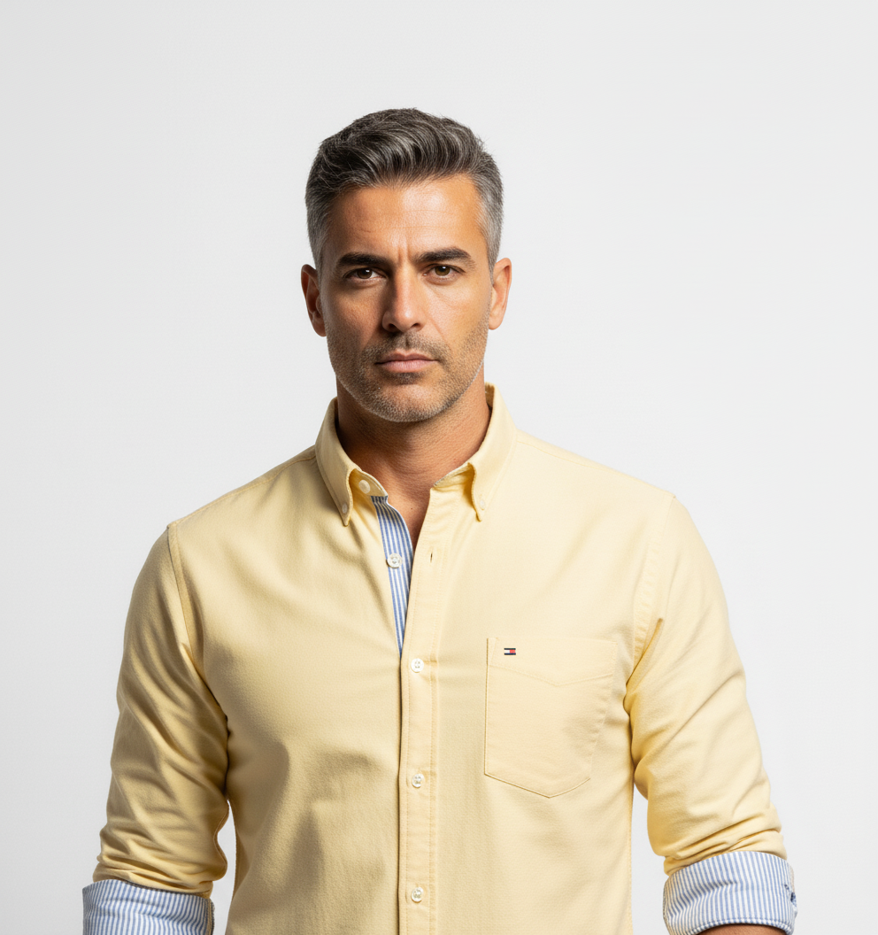 Camicia Oxford Versatile a Manica Lunga