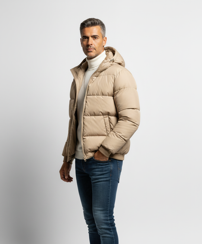 Giacca Casual Con Cappuccio